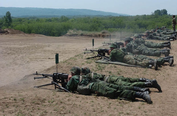 Војне вежбе на полигону „Пескови“